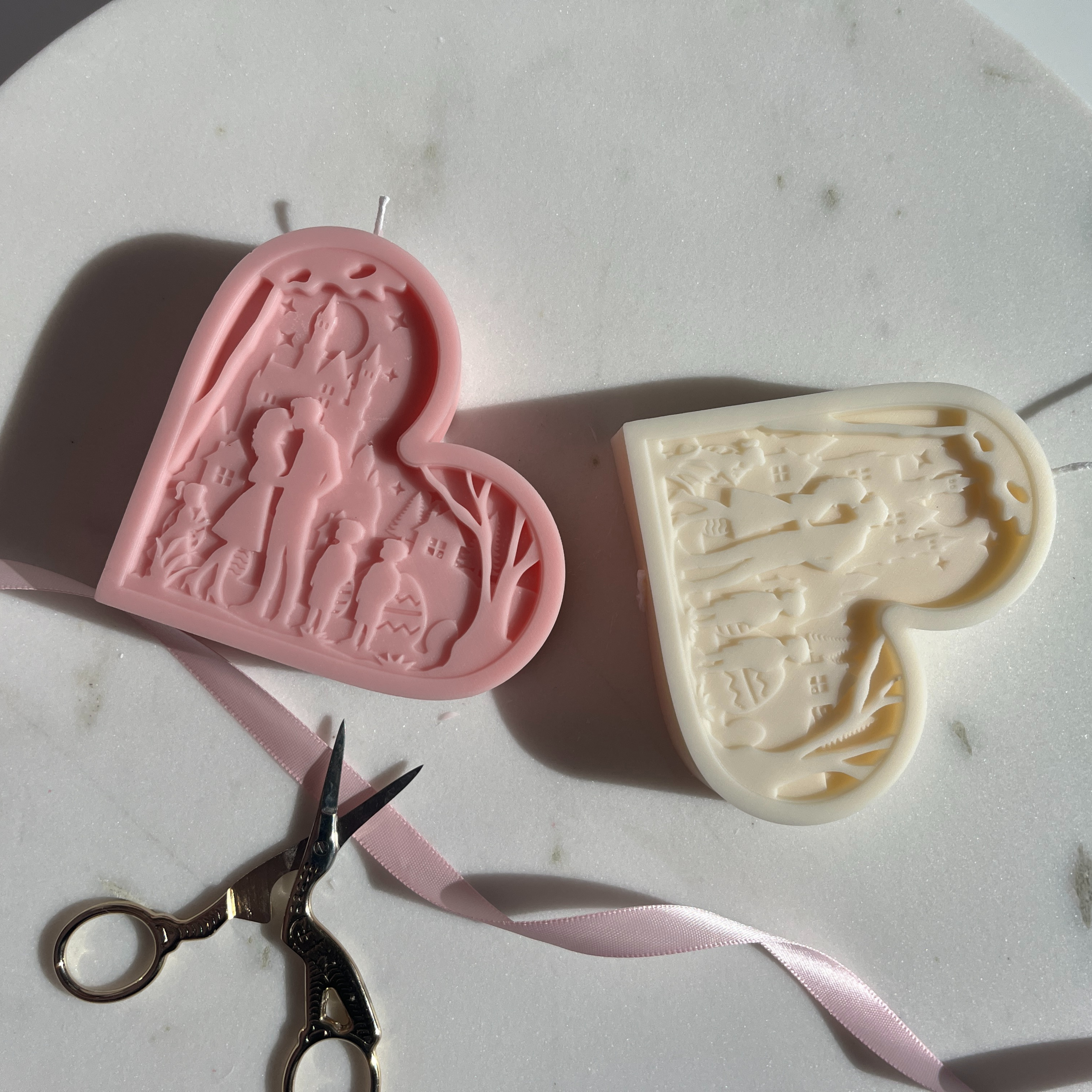 Couple Silhouette Candle, Valentine's day Gift Candle