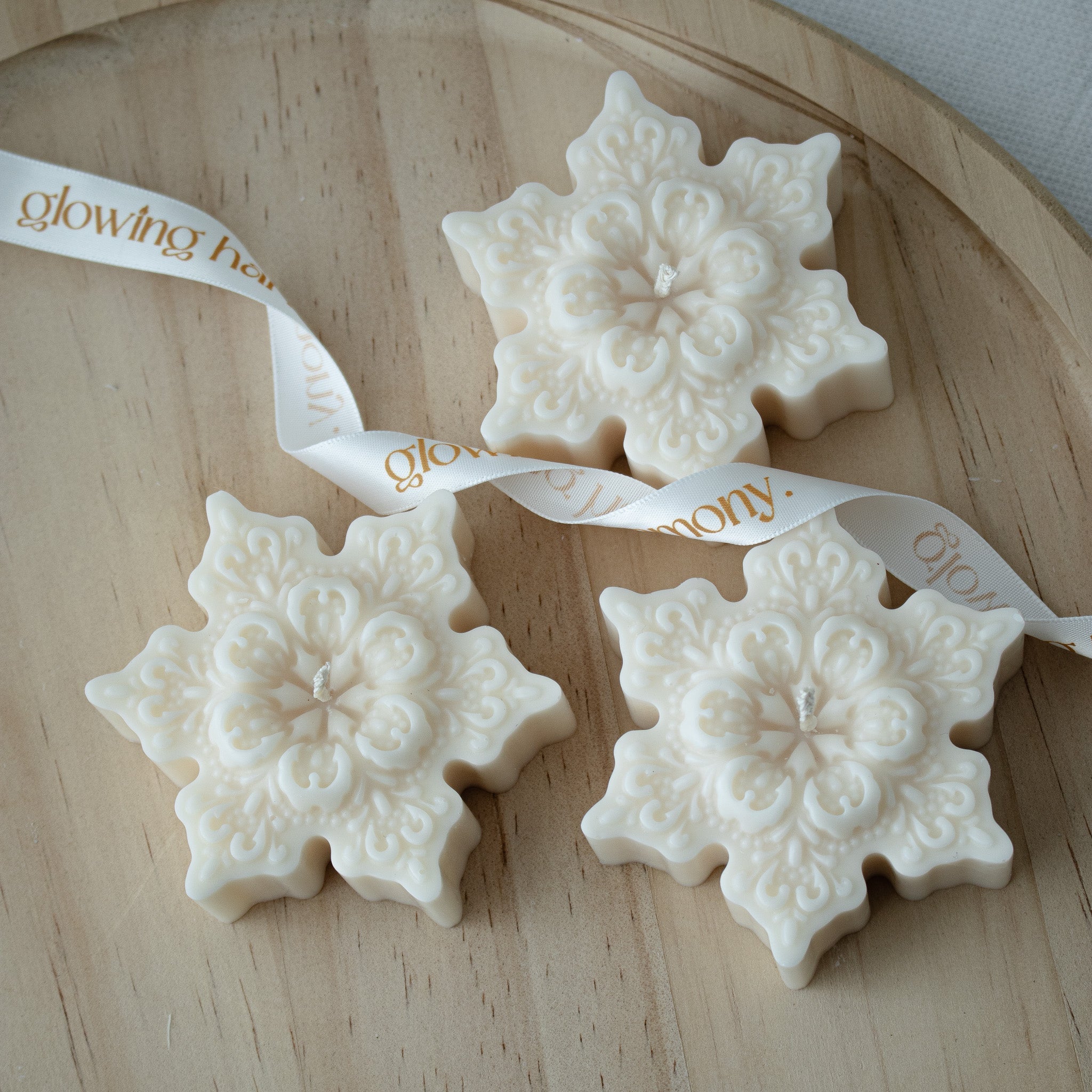 Snowflake Candle Gift Box | Christmas table decor