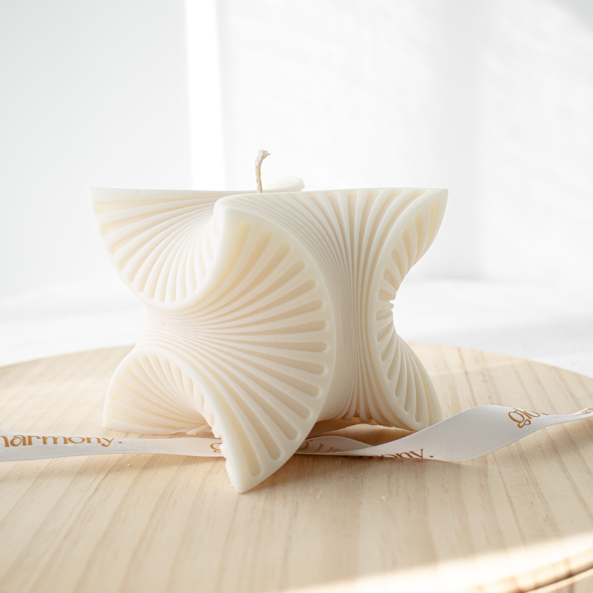 Geometric Cube Candle, Abstract Home Decor