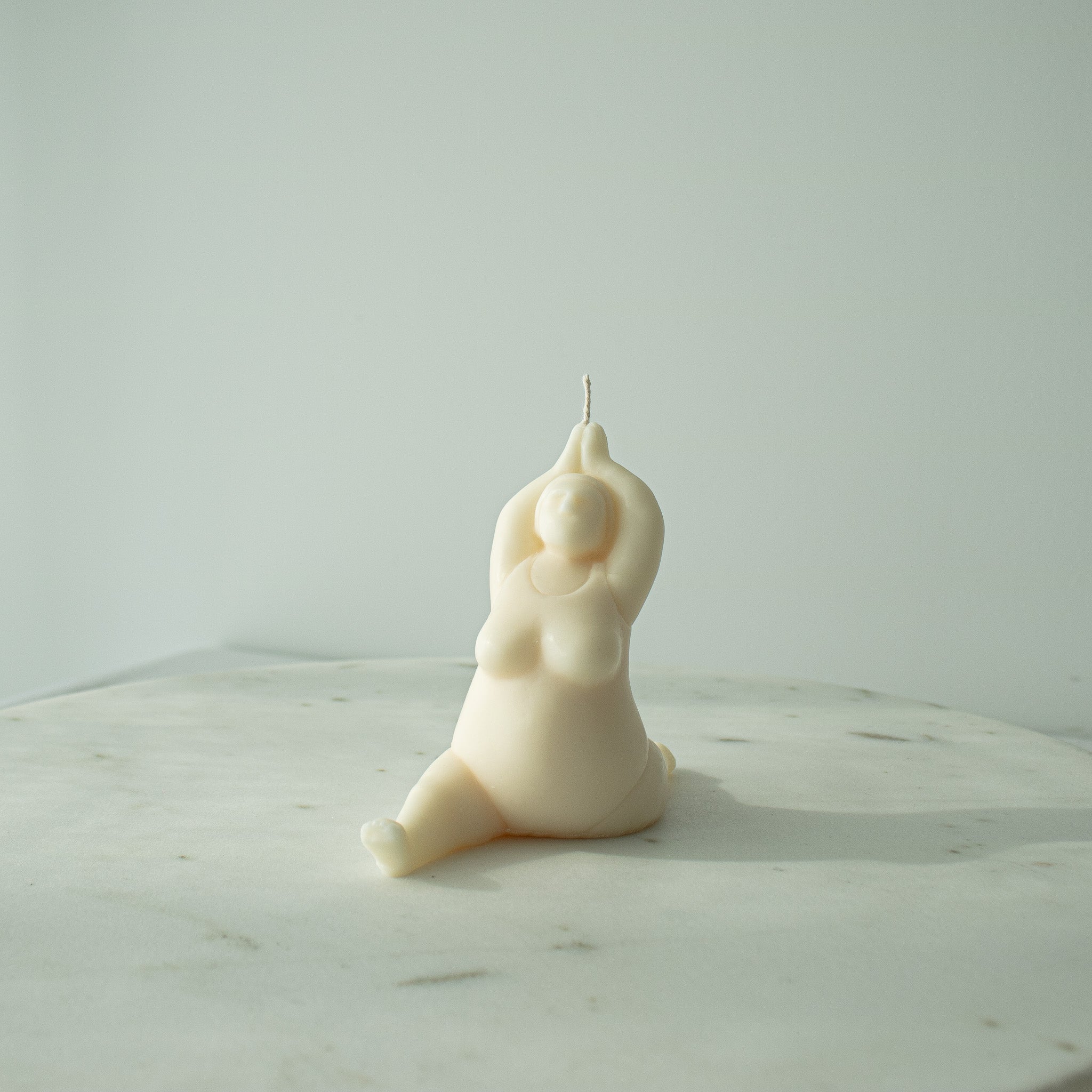 Abstract Woman Yoga Candles, Sculptural Yoga Candles