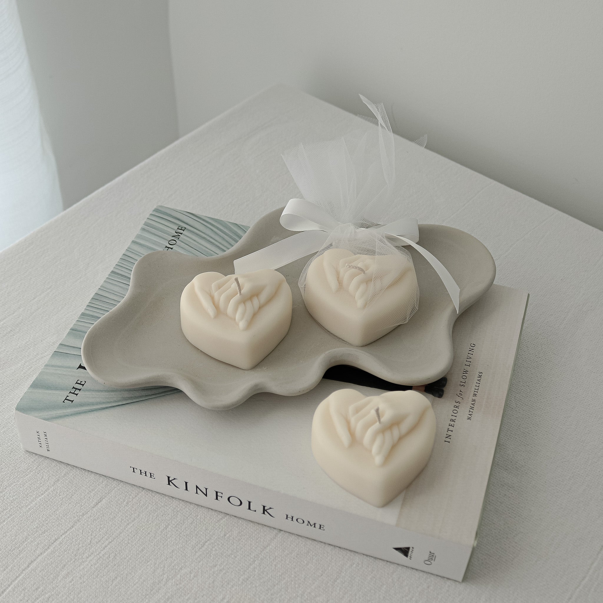 Wedding Candle Favors | Hand in Hand Soy Candles for Bridal Shower