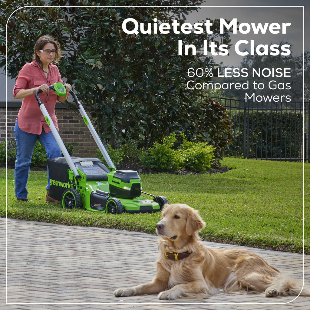 60V 21" Cordless Battery Push Lawn Mower w/ 5.0Ah Battery & Charger