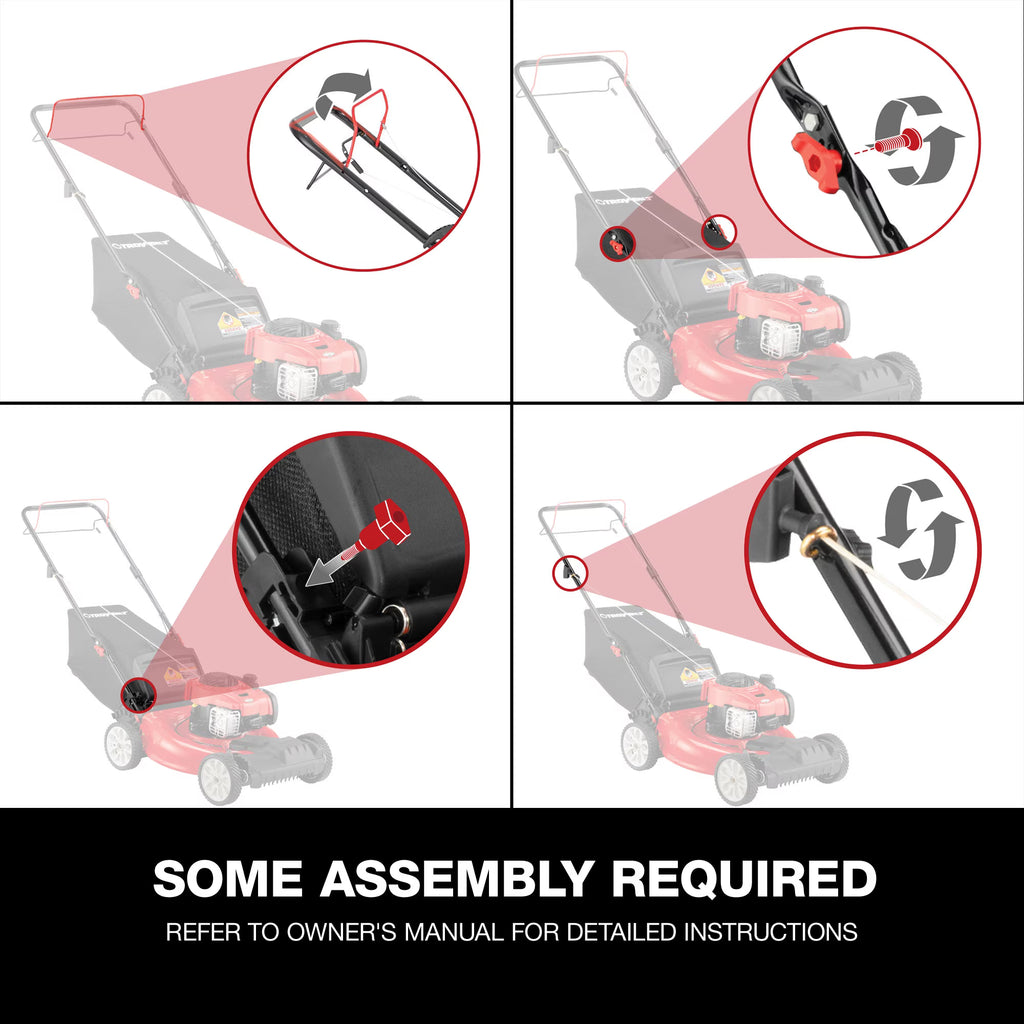 Troy-bilt 21 inch 140cc Gas Walk-Behind Push Mower