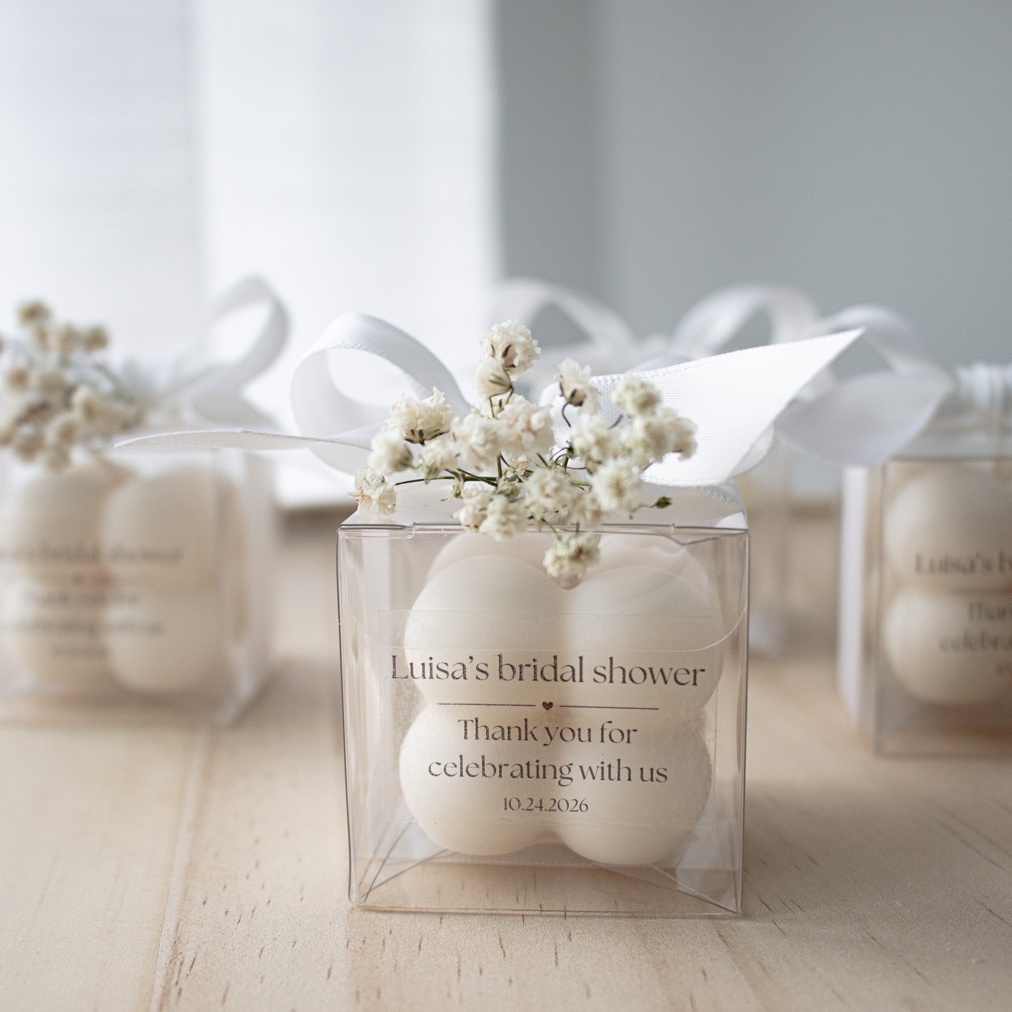 Personalized Candle Wedding Favors, Bubble Candle Party Favors
