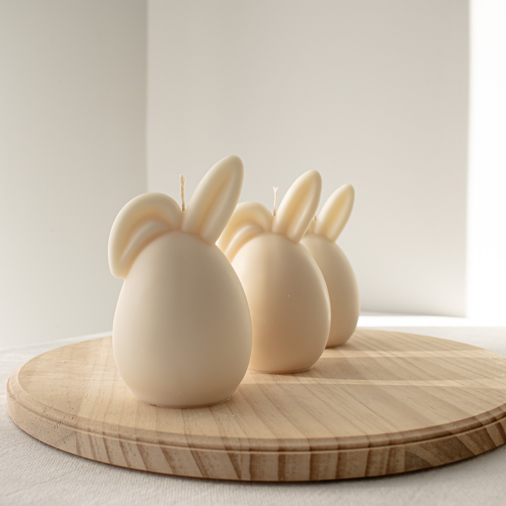 Easter Egg with Bunny Ears Candle