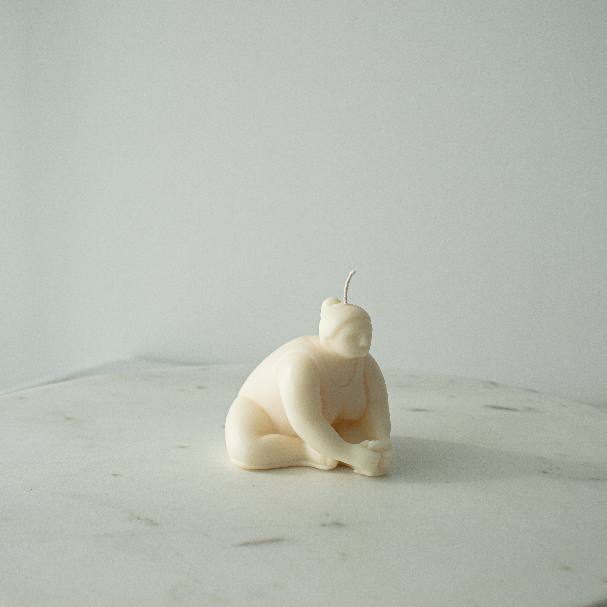 Abstract Woman Yoga Candles, Sculptural Yoga Candles