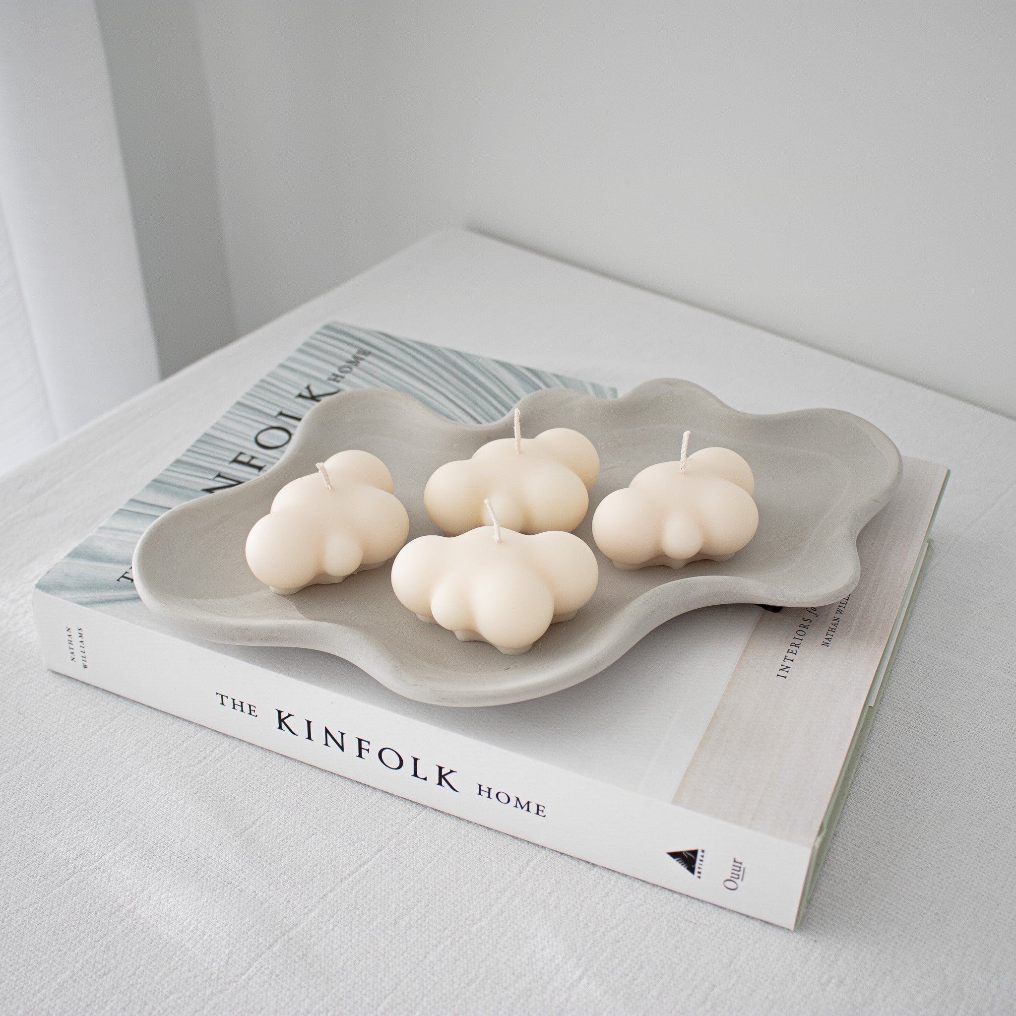 Cloud Shaped Candles, Aesthetic Home Decor
