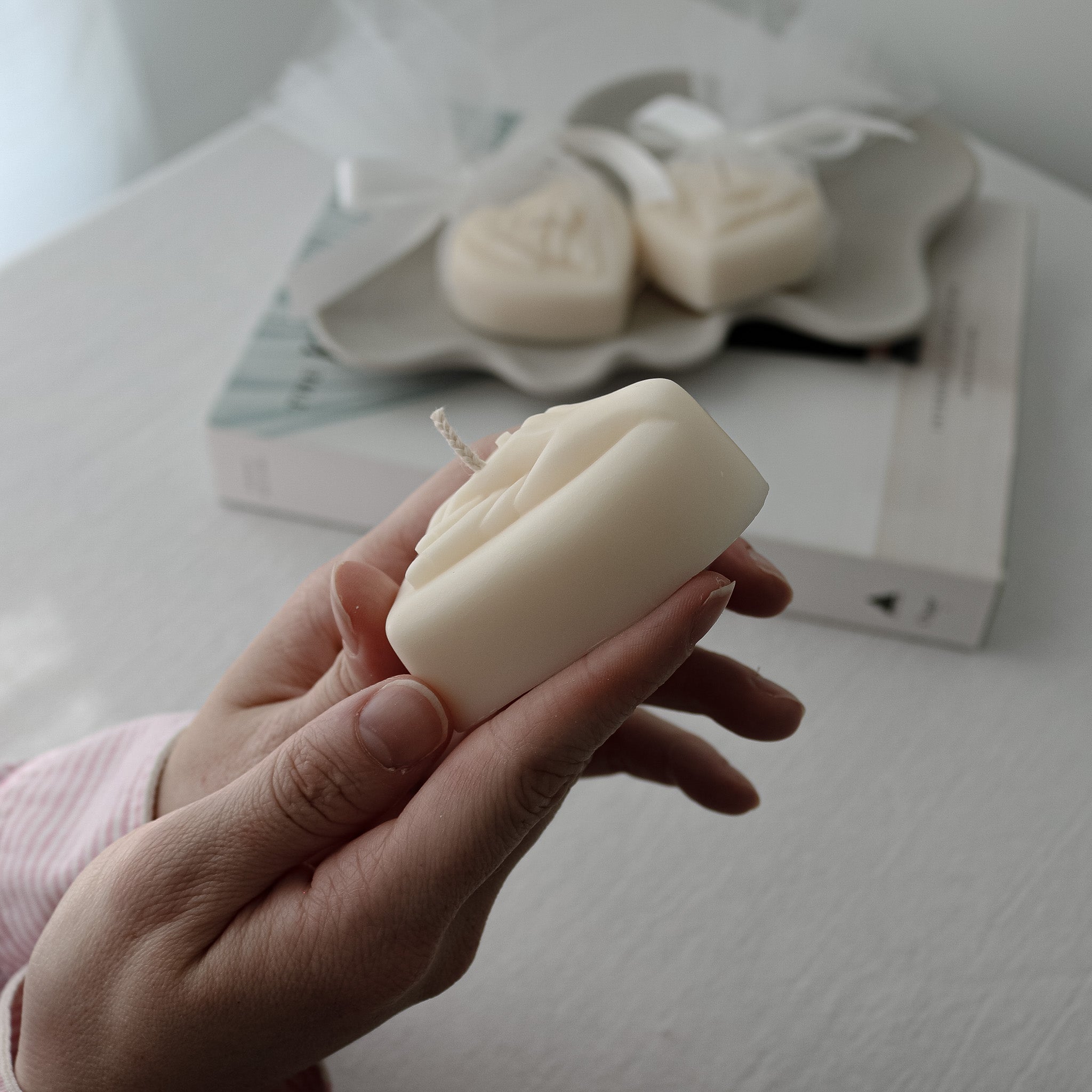 Wedding Candle Favors | Hand in Hand Soy Candles for Bridal Shower