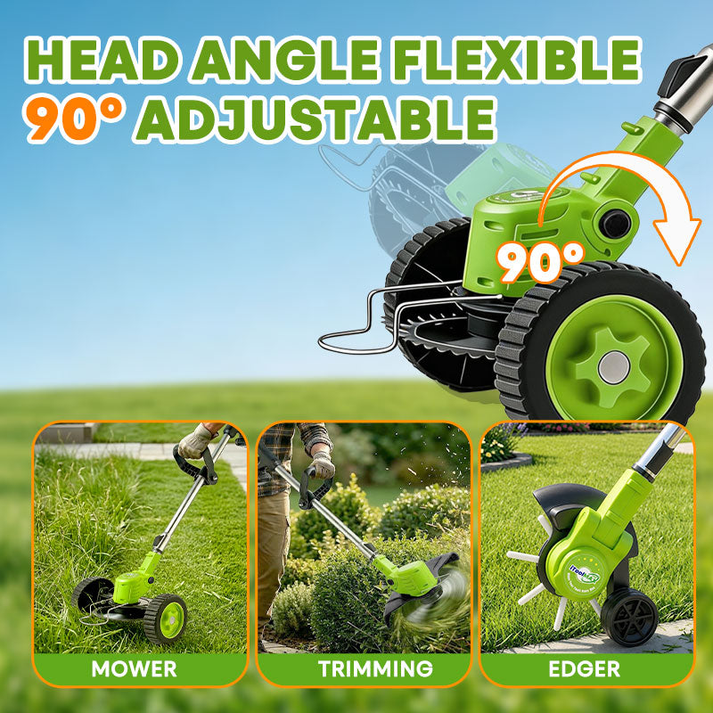 3 In 1 Cordless Grass Trimmer, Weed Eater and Edger
